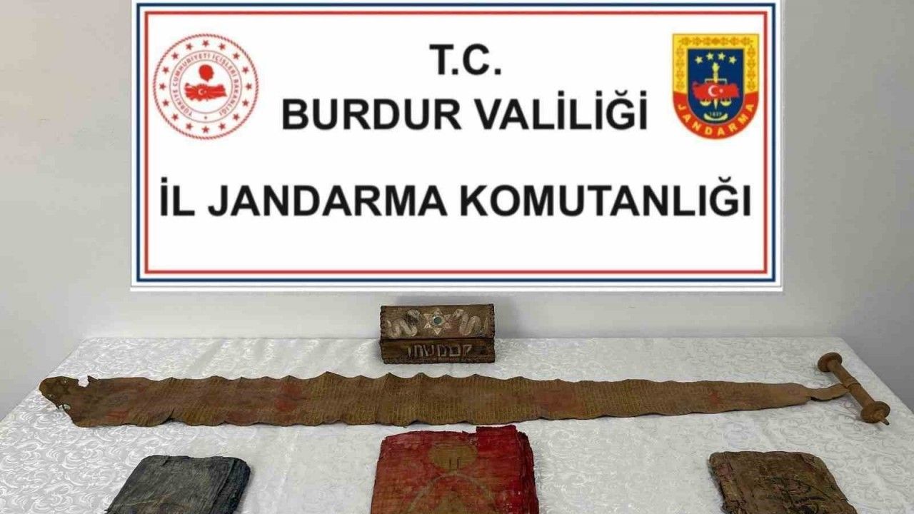 Burdur’da tarih eser operasyonu