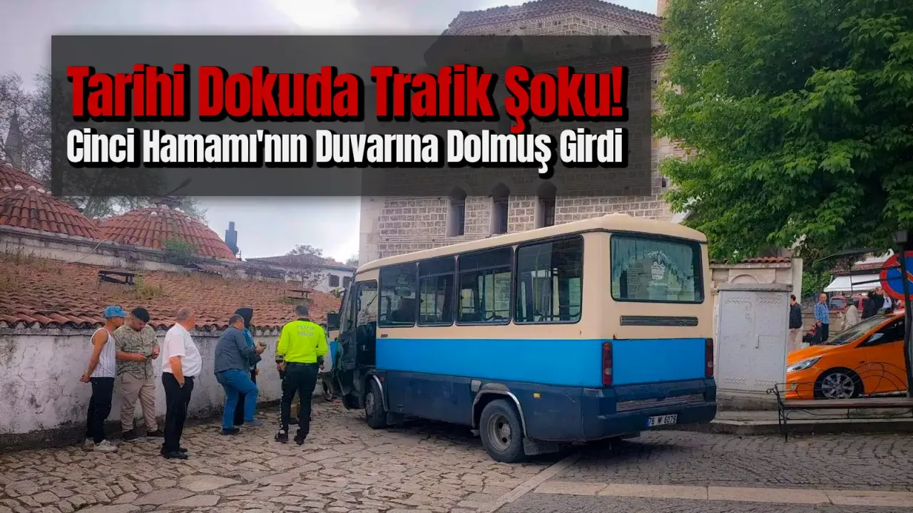 Freni Boşalan Dolmuş Tarihin İçinden Geçti!