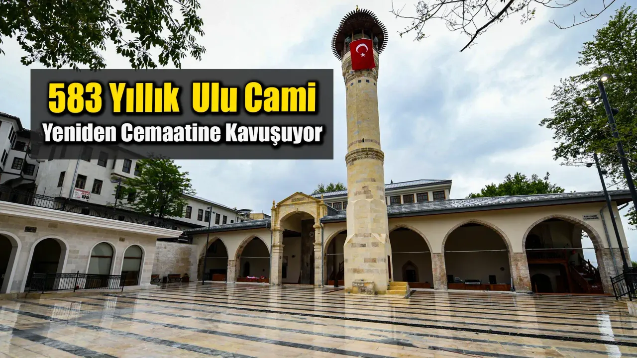 Tarihi Kahramanmaraş Ulu Camisi Açılıyor