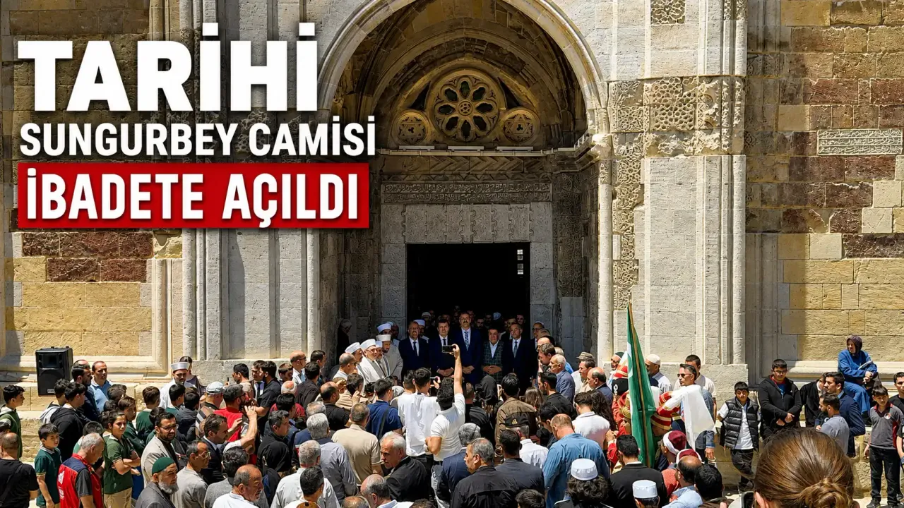 Tarihi Sungurbey Camisi İbadete Açıldı