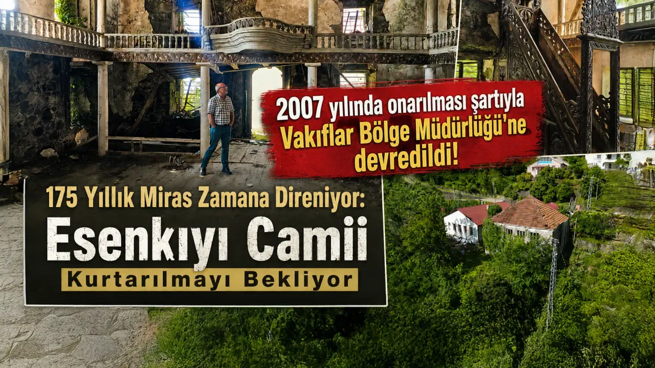 Tarihi Cami Restorasyon Bekliyor