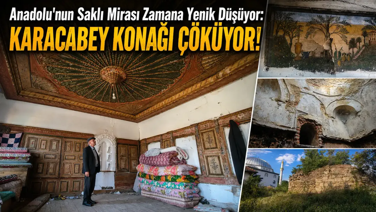200 yıllık Karacabey Konağı ve Hamamı Yok Olmak Üzere!