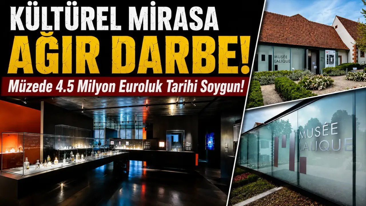 Müzede 4,5 milyon euroluk soygun!