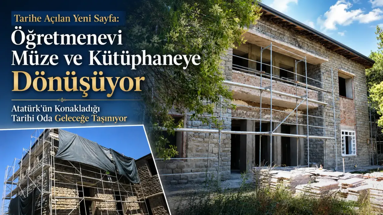 Elazığ Tarihi Öğretmenevi Restore Oluyor