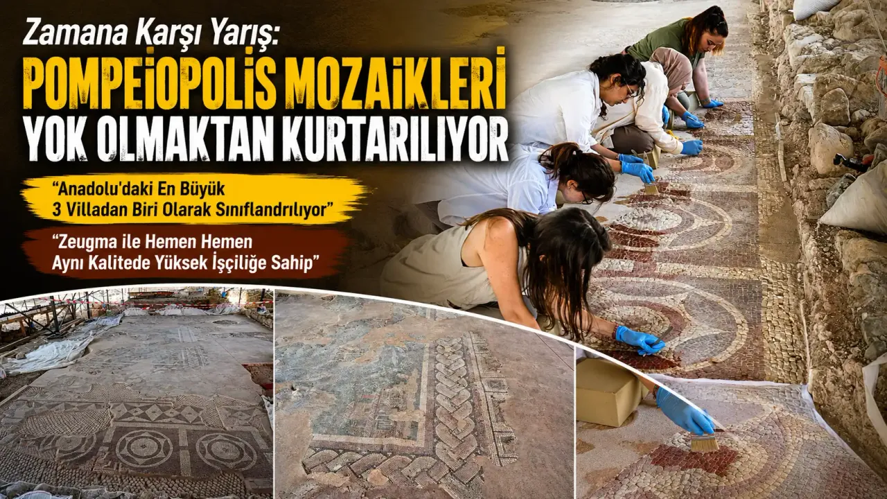 Pompeiopolis Mozaikleri Gün Yüzüne Çıktı!