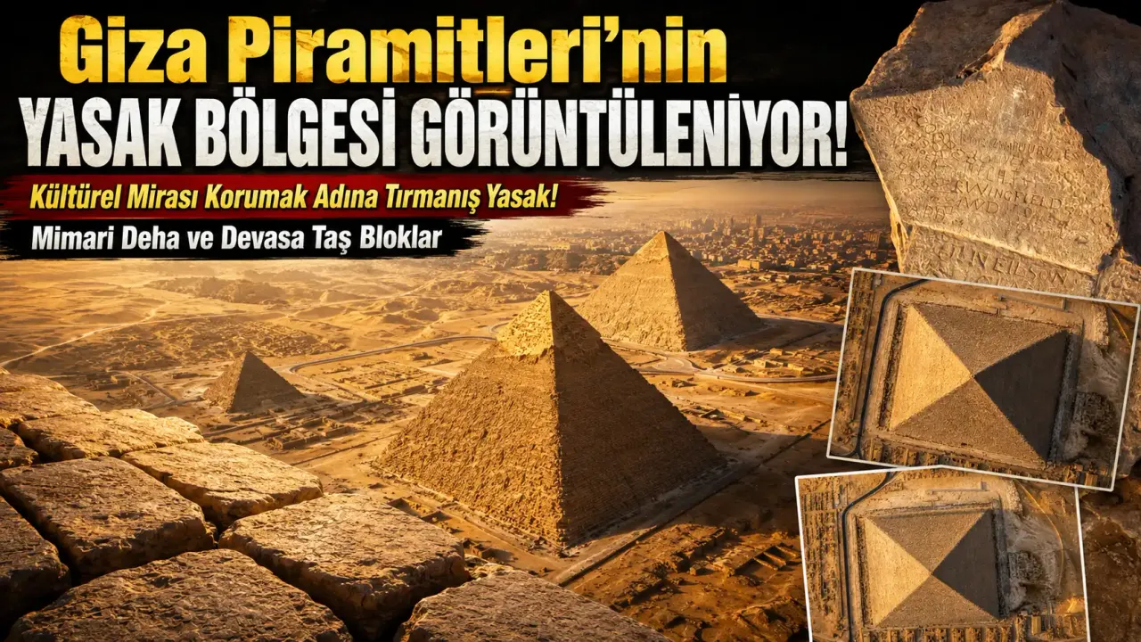 Giza Piramitleri Zirvesinde Gizli İzler