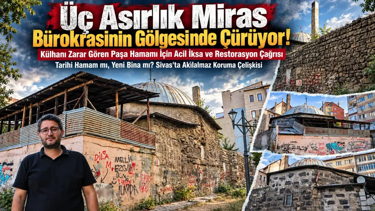 Paşa Hamamı 10 Yıldır Kurtarılmayı Bekliyor