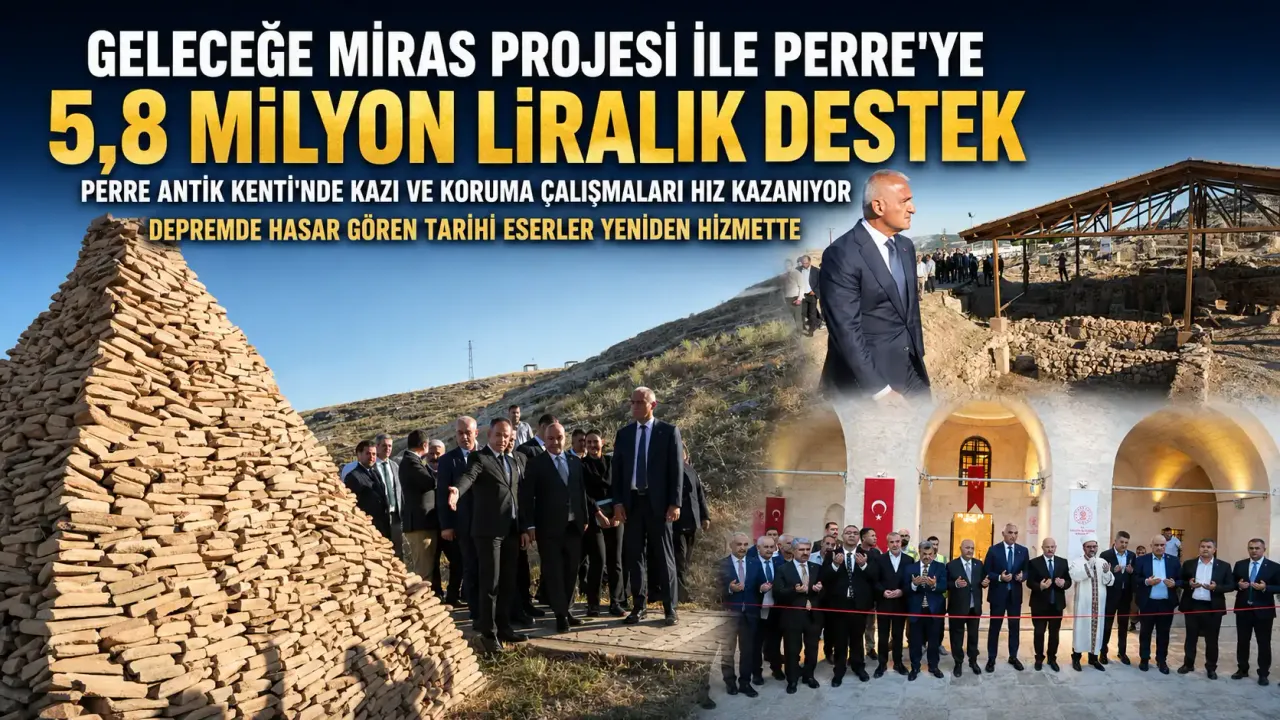 Bakan Ersoy Antik Kentte Çalışmaları İnceledi