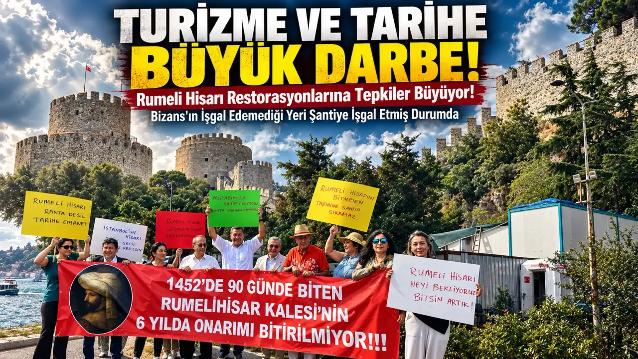 Rumeli Hisarı Restorasyonlarına Tepkiler Çığ Gibi Büyüyor!