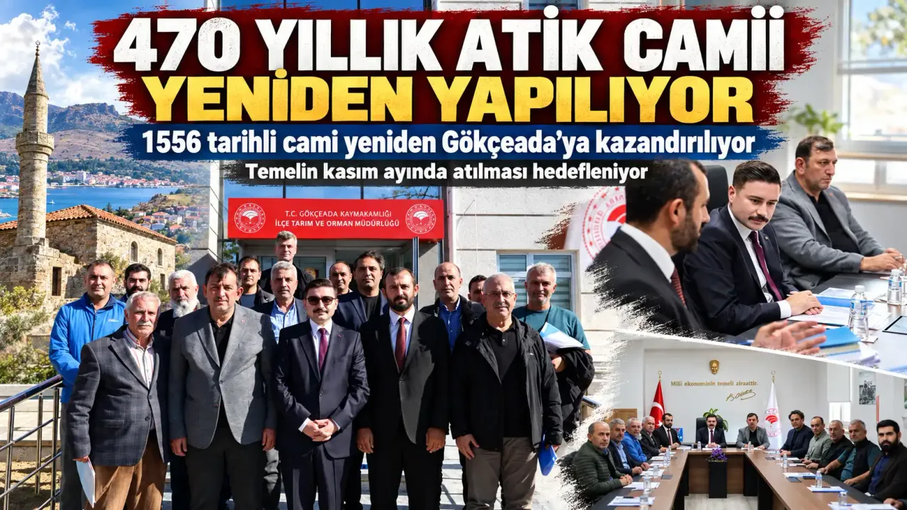 Kanuni Döneminden: 470 Yıllık Atik Camii Yeniden Yapılıyor