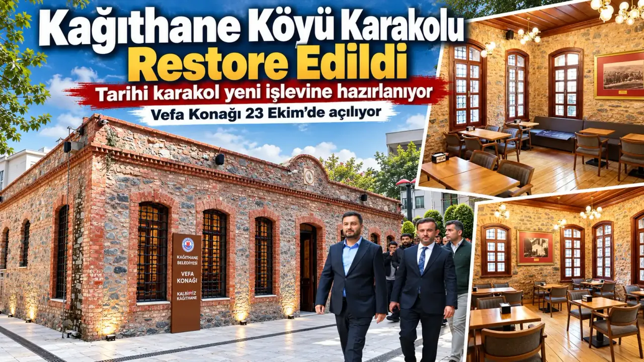Kağıthane Köyü Karakolu Restore Edildi