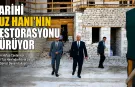 Tarihi Tuz Hanı'nın Restorasyonu Sürüyor