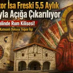 Fetih Camii restorasyonunda Hazreti İsa freski çıktı!