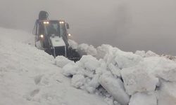 Giresun’da Nisan ayında kar mücadelesi