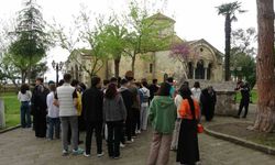 Trabzon’daki Ayasofya Camii’ne yoğun ilgi