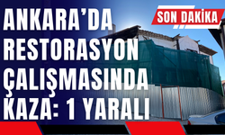 Ankara’da Restorasyon Çalışmasında İş Kazası