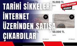 Tarihi Sikkeleri İnternet Üzerinden Satışa Çıkardılar