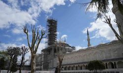Sultanahmet Cami’nde Restorasyon Sürüyor