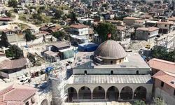 Depremin Yıktığı Habib-i Necaar Camii’nde İhya Çalışmaları Sürüyor