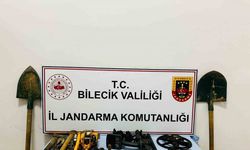 Bilecik’te kaçak kazı operasyonunda 5 kişi suçüstü yakalandı