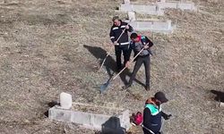 Erzurum'da Tabyalarda çevre temizliği
