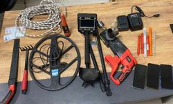 Kaçak kazıda 3 şüpheli suçüstü yakalandı