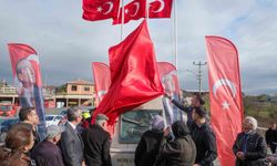 Restore edilen Üç Şehitler Anıtı'nın duygu dolu anlar