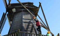 Tarihi Çark ve Yel Değirmeni'nde restore çalışmaları başladı