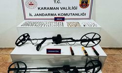 Karaman'da 334 adet tarihi sikke ele geçirildi