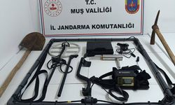 Muş'ta kaçak kazı operasyonu: 4 şüpheli suçüstü yakalandı