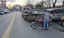 Çorum'da motosiklet yaşlı kadına çarptı: 2 yaralı