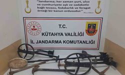 Kütahya'da jandarmadan tarihi eser operasyonu
