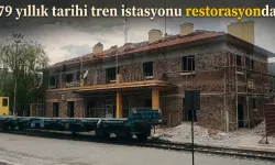 79 yıllık tarihi tren istasyonu restorasyonda