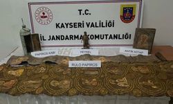 Kayseri'de tarihi eser operasyonu: 1 gözaltı