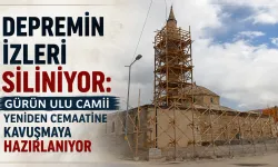 Tarihi Gürün Ulu Camiinde Restorasyon Devam Ediyor