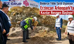 Erzincan Arkeopark Projesinde İlk Kazma!