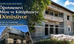 Elazığ Tarihi Öğretmenevi Restore Oluyor