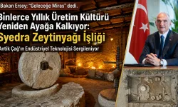 Syedra'da Antik Zeytinyağı Tesisi Açıldı!