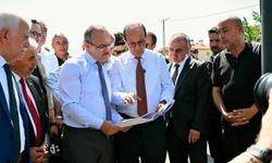 Vali Yavuz ile Büyükşehir Belediye Başkanı Er, Yeşilyurt'un tarihi bölgelerindeki yatırımları inceledi
