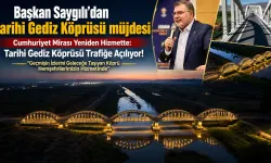 Tarihi Gediz Köprüsü Artık Trafiğe Açık!