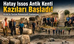 Erzin'de Issos Epiphaneia Antik Kenti'ndeki kazı çalışmaları sürüyor