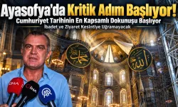 Ayasofya Camisi Doğu Kubbesi Yenileniyor