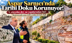 Aspar Sarnıcı’nda Tarihi Doku Korunuyor