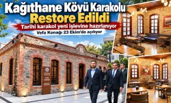 Kağıthane Köyü Karakolu Restore Edildi