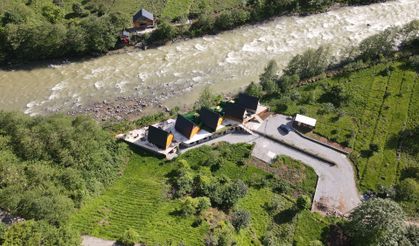 Rize’de Bungalovlar İçin Düğmeye Basıldı