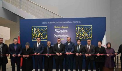 ’Tarihin Akışında Meşhur Hattatlar’ Ziyarete Açıldı