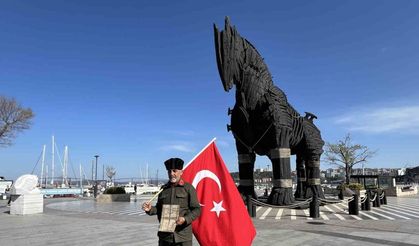 Çanakkale'ye Şehitler İçin Yürüdü