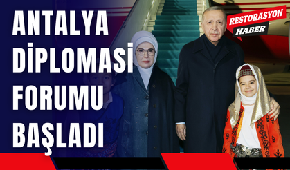 Antalya Diplomasi Forumu Başladı
