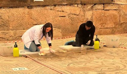 ‘Cennet Bahçesi’ Mozaiğinde Restorasyon ve Konservasyon Başladı