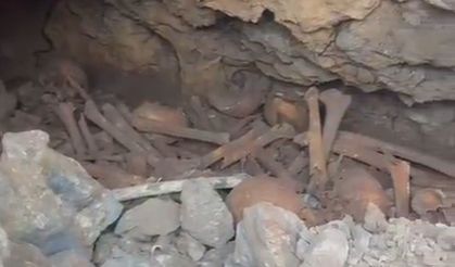 Çalışma Sırasında Kafatasları ve Kemikler Çıktı